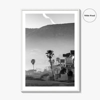 Malibu Black and White Fine Art Photo Print, California Beach Poster, Los Angeles Art