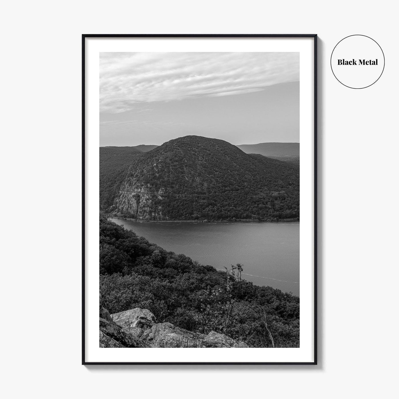 Hudson Valley Black and White Fine Art Photo Print, Hudson River, Cold Spring