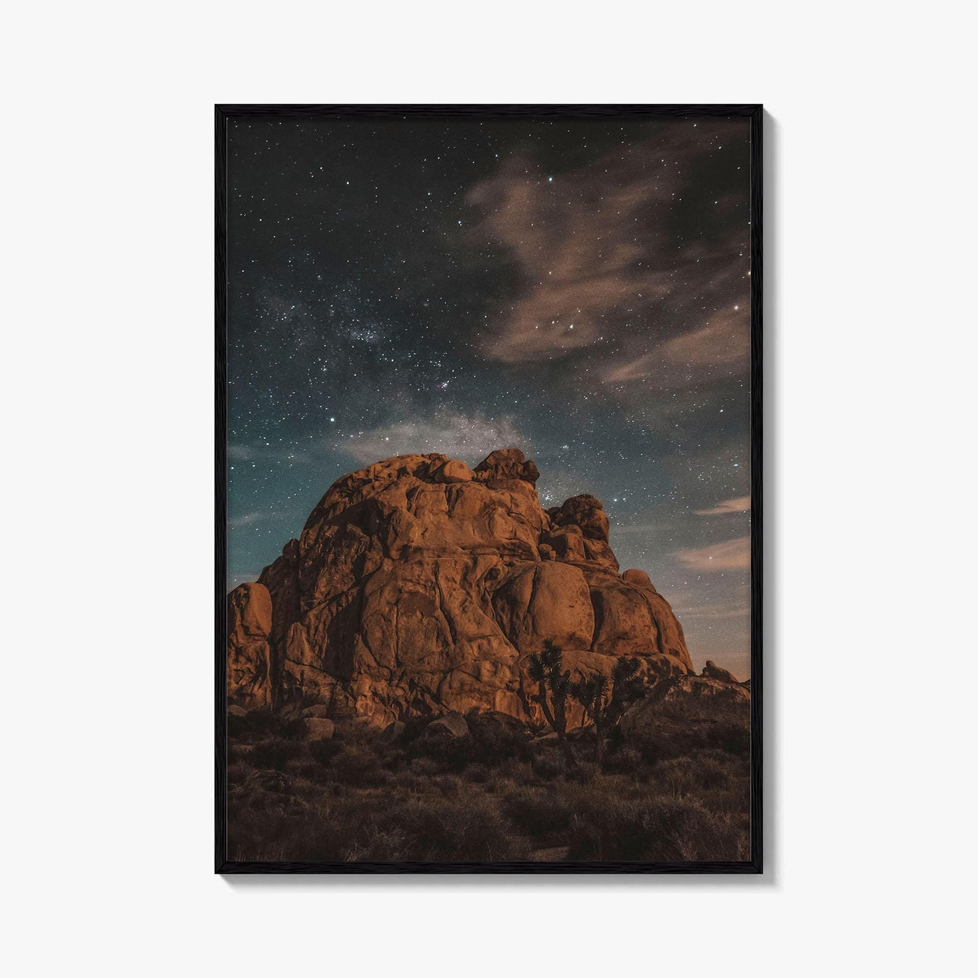 Joshua Tree National Park Fine Art Photo Print, California, Night Landscape Poster, Wall Decor