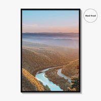 Delaware Water Gap Fine Art Photo Print, Mount Tammany, New Jersey, USA Poster