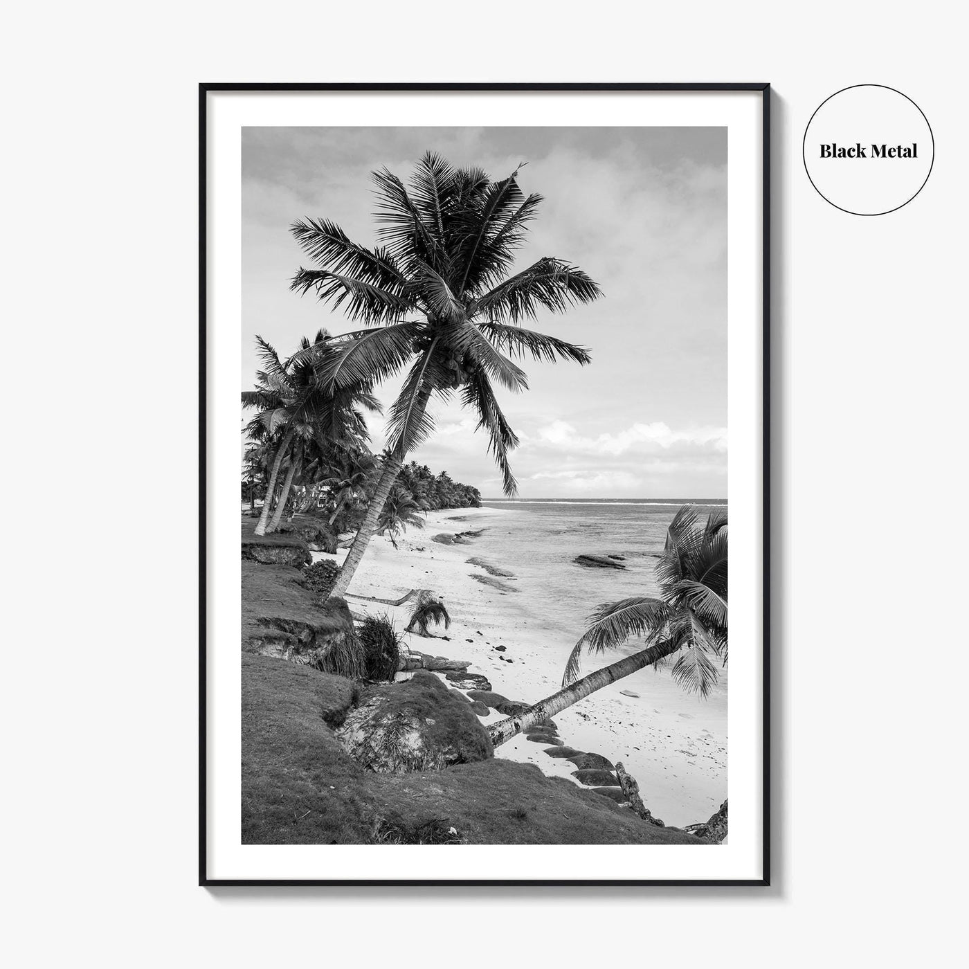 Ofu Island Black and White Fine Art Photo Print, Manu'a Islands American Samoa Poster