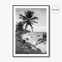 Ofu Island Black and White Fine Art Photo Print, Manu'a Islands American Samoa Poster