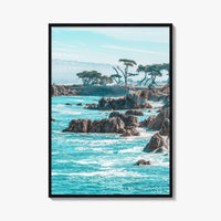 Monterey Fine Art Photo Print, Pacific Grove, California Coastline Wall Decor Poster, USA