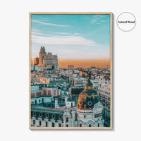 Madrid Fine Art Photo Print, Gran Via, Metropolis Building, Spain Wall Decor Poster