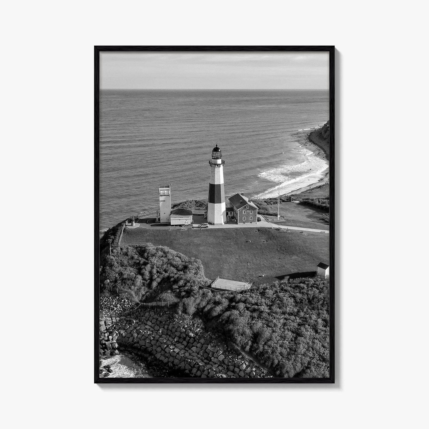 Montauk Black and White Fine Art Photo Print, Long Island NY Poster