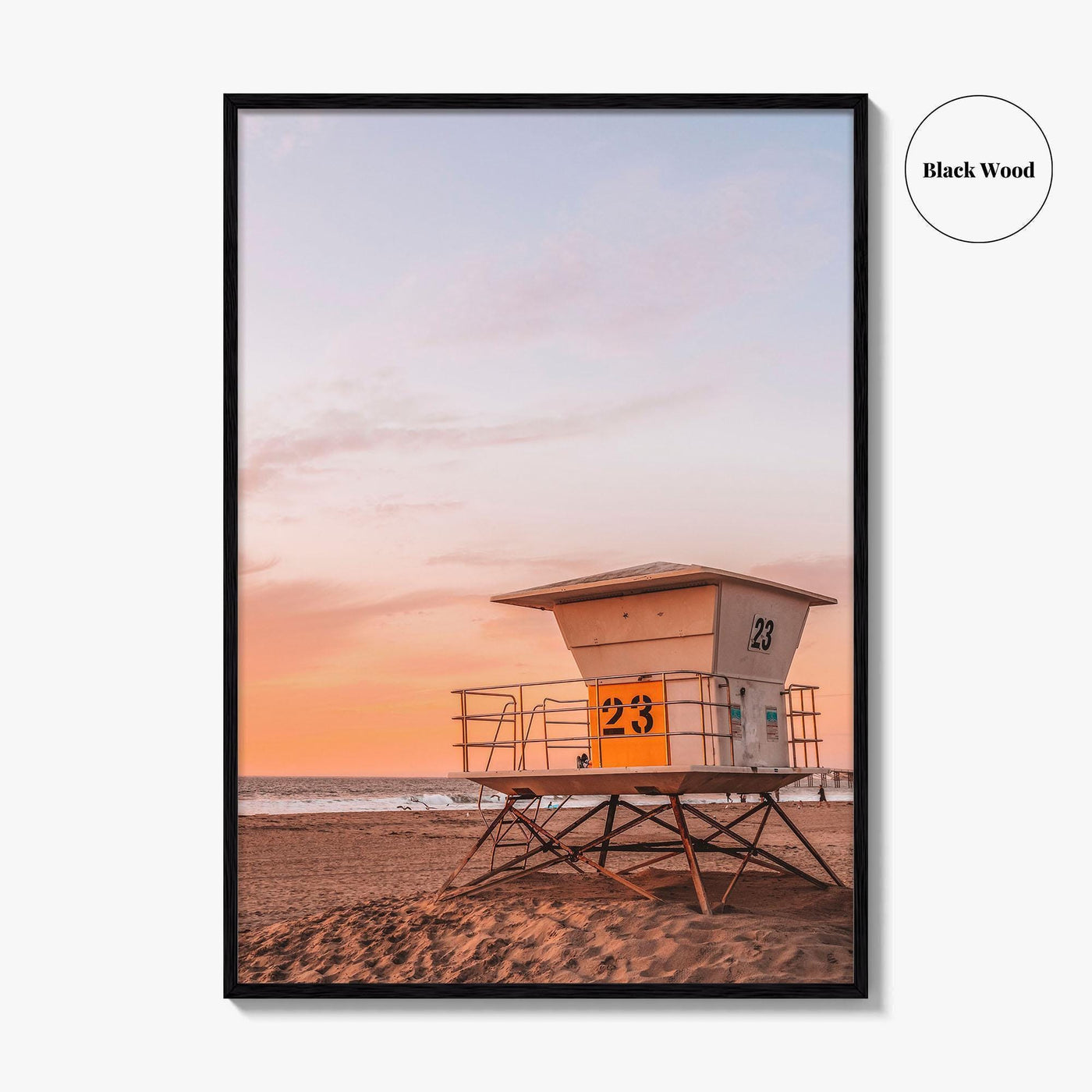 Pacific Beach Fine Art Photo Print, San Diego, California, Lifeguard Tower, Wall Decor, Poster