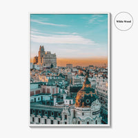 Madrid Fine Art Photo Print, Gran Via, Metropolis Building, Spain Wall Decor Poster