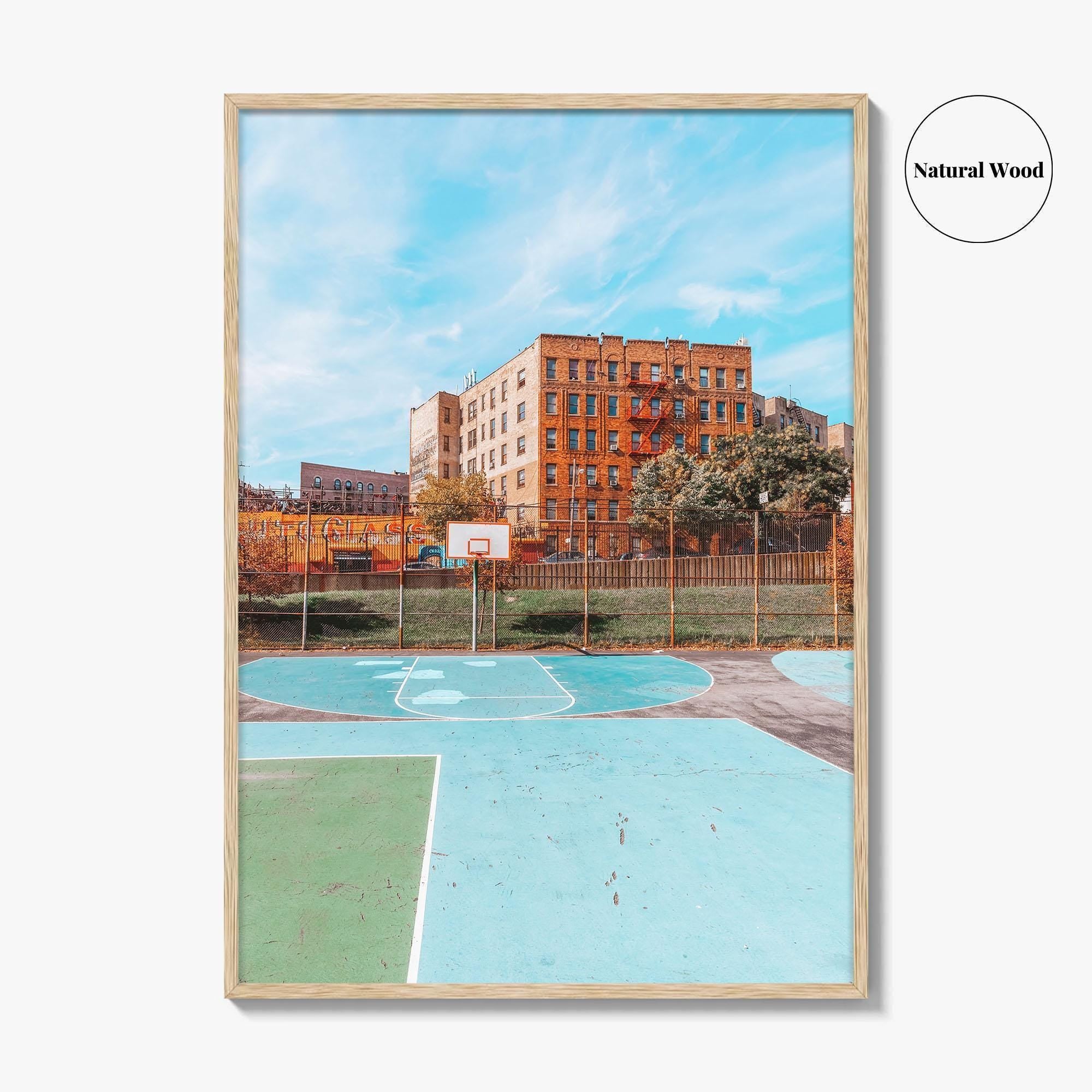 The Bronx Fine Art Photo Print, NYC Wall Decor Poster, School Playing Field, USA