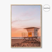 Pacific Beach Fine Art Photo Print, San Diego, California, Lifeguard Tower, Wall Decor, Poster