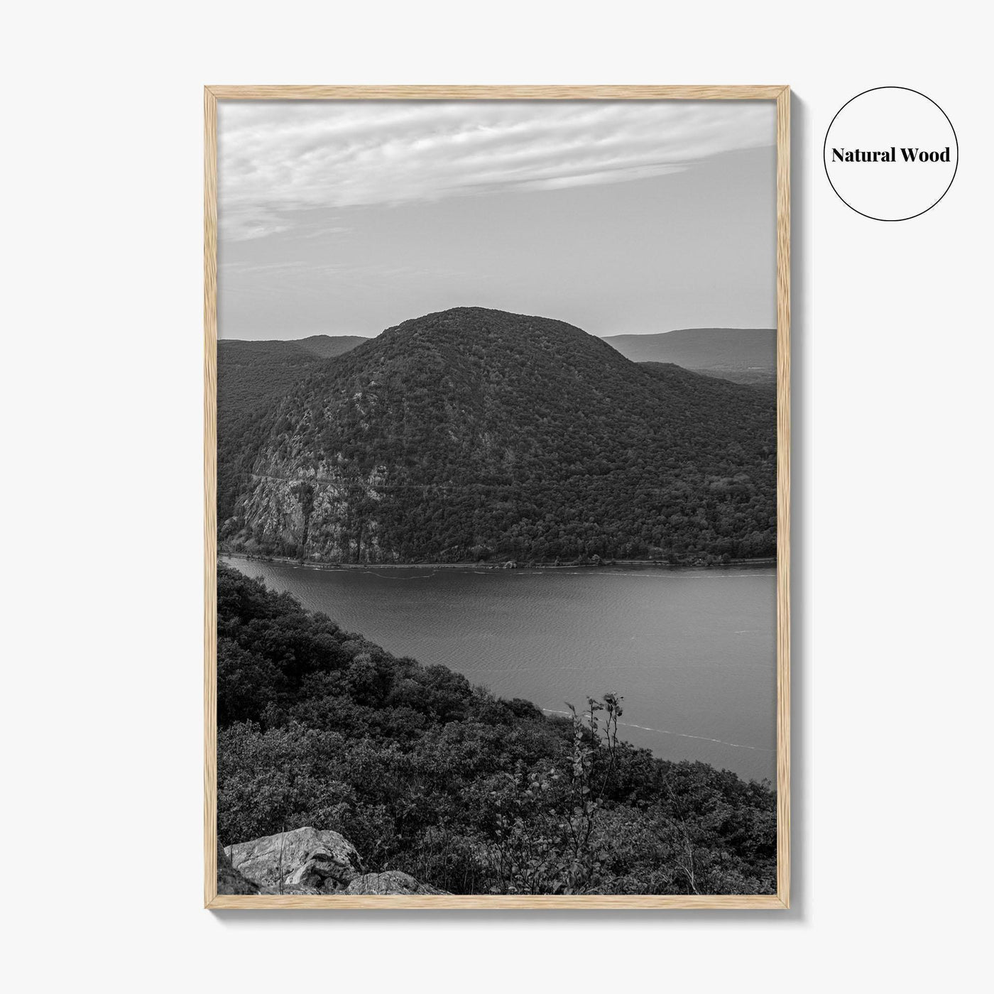 Hudson Valley Black and White Fine Art Photo Print, Hudson River, Cold Spring