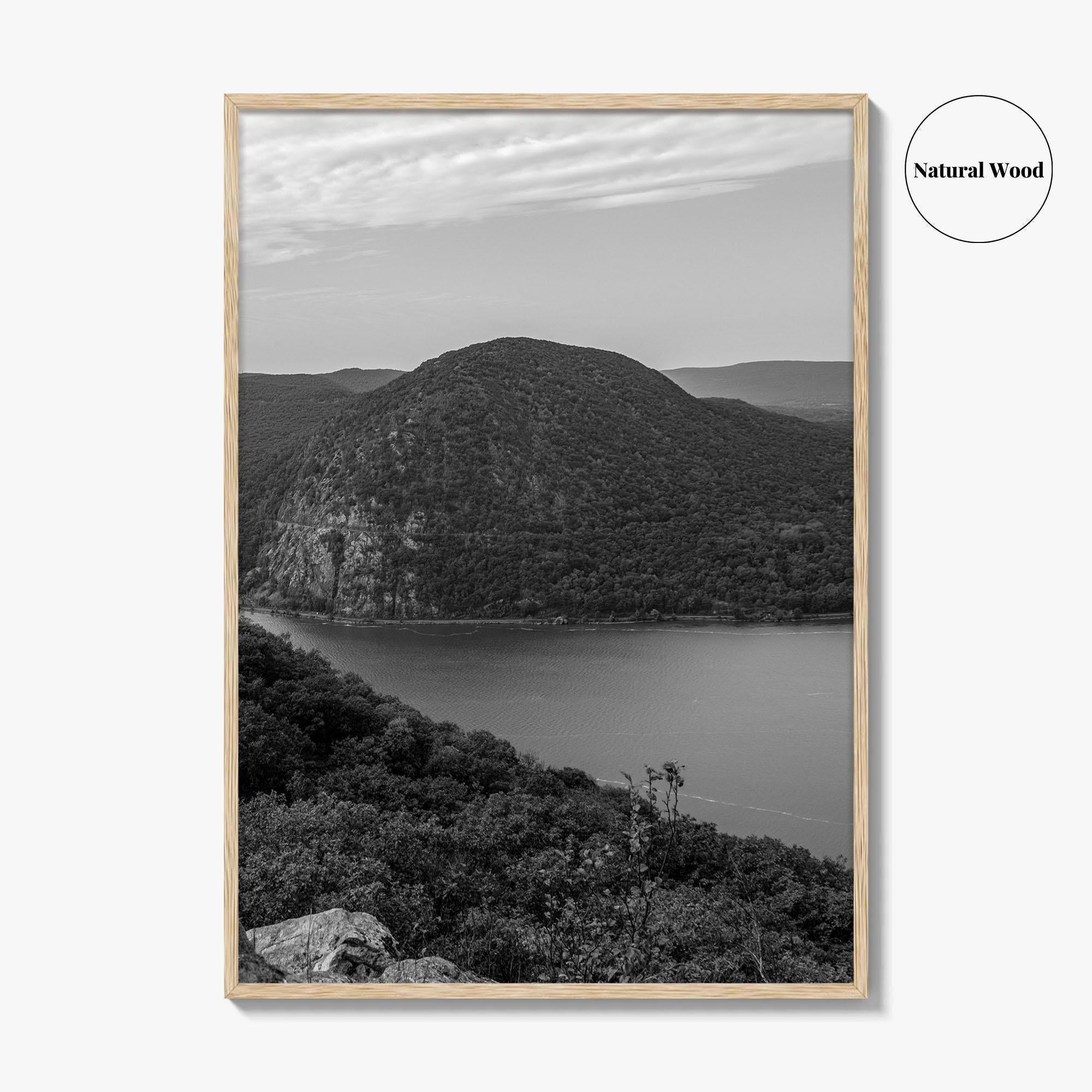 Hudson Valley Black and White Fine Art Photo Print, Hudson River, Cold Spring