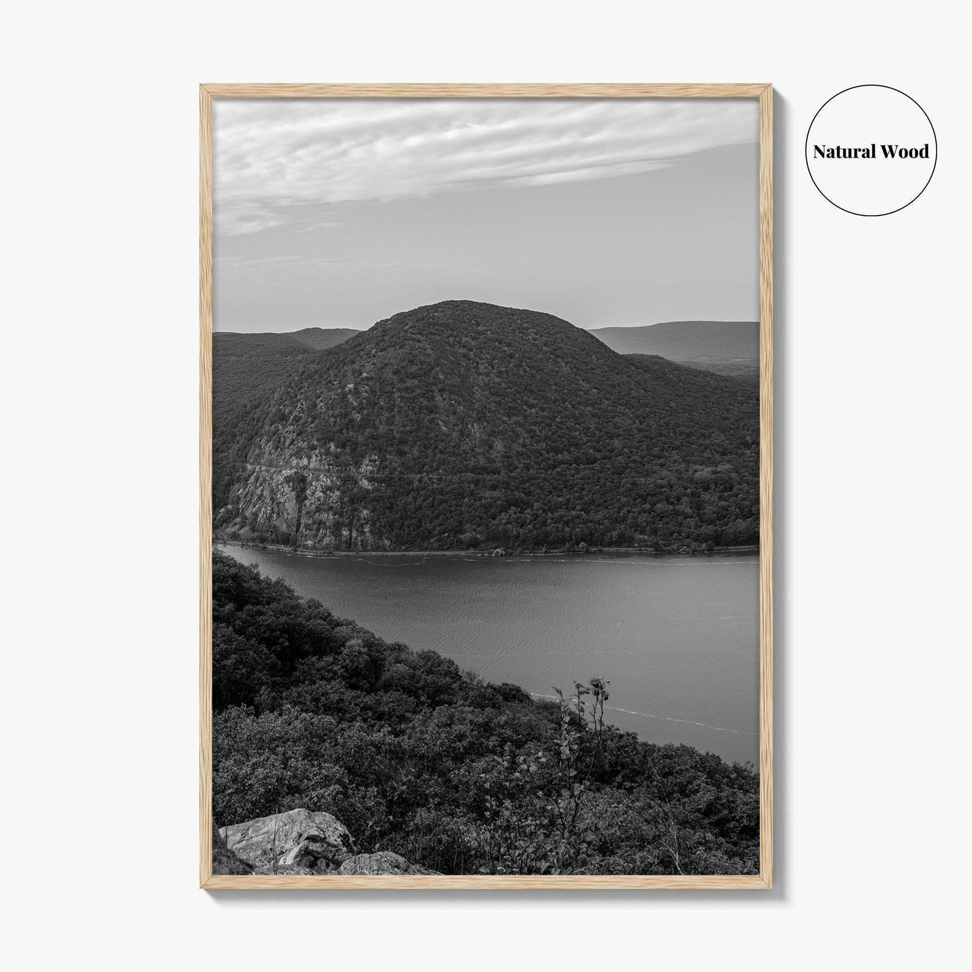 Hudson Valley Black and White Fine Art Photo Print, Hudson River, Cold Spring