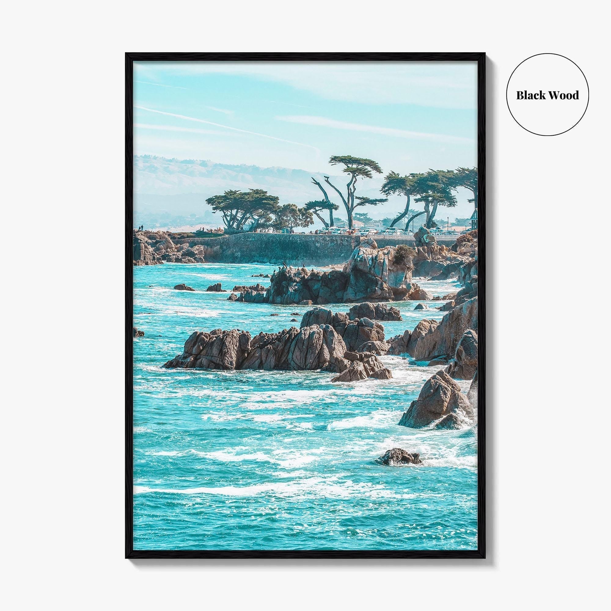 Monterey Fine Art Photo Print, Pacific Grove, California Coastline Wall Decor Poster, USA