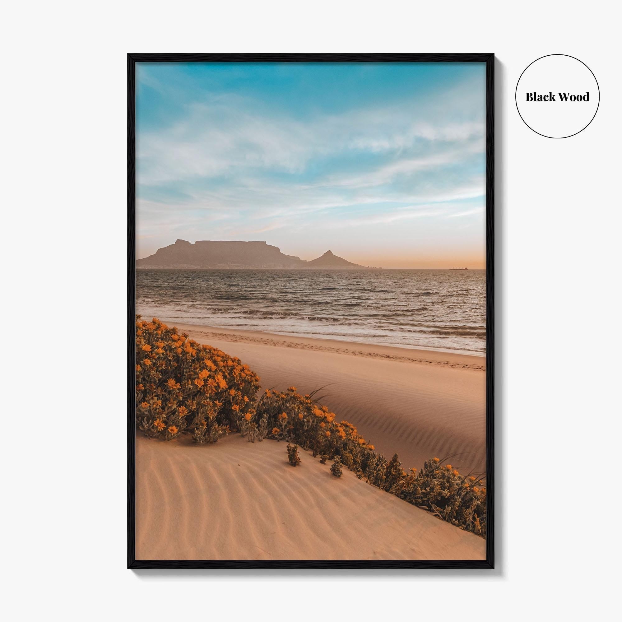 Cape Town Fine Art Photo Print, Beach Wall Decor, South Africa Poster, Camps Bay