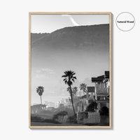 Malibu Black and White Fine Art Photo Print, California Beach Poster, Los Angeles Art