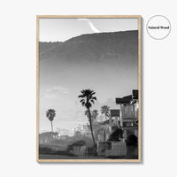 Malibu Black and White Fine Art Photo Print, California Beach Poster, Los Angeles Art