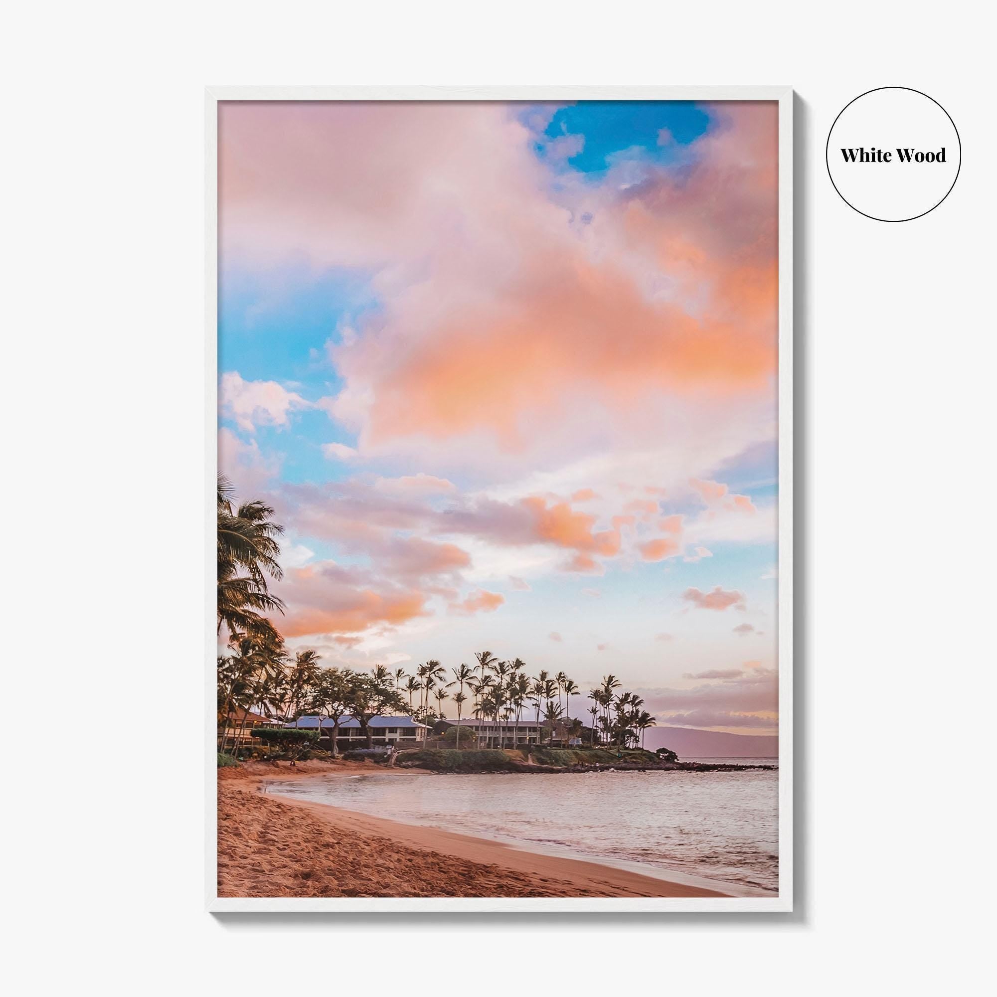Maui Fine Art Photo Print, Wailea Beach Kihei, Hawaii USA, Wall Art Poster