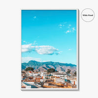 Oaxaca de Juarez Skyline Fine Art Photo Print, Oaxaca City, Mexico Poster
