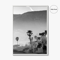 Malibu Black and White Fine Art Photo Print, California Beach Poster, Los Angeles Art
