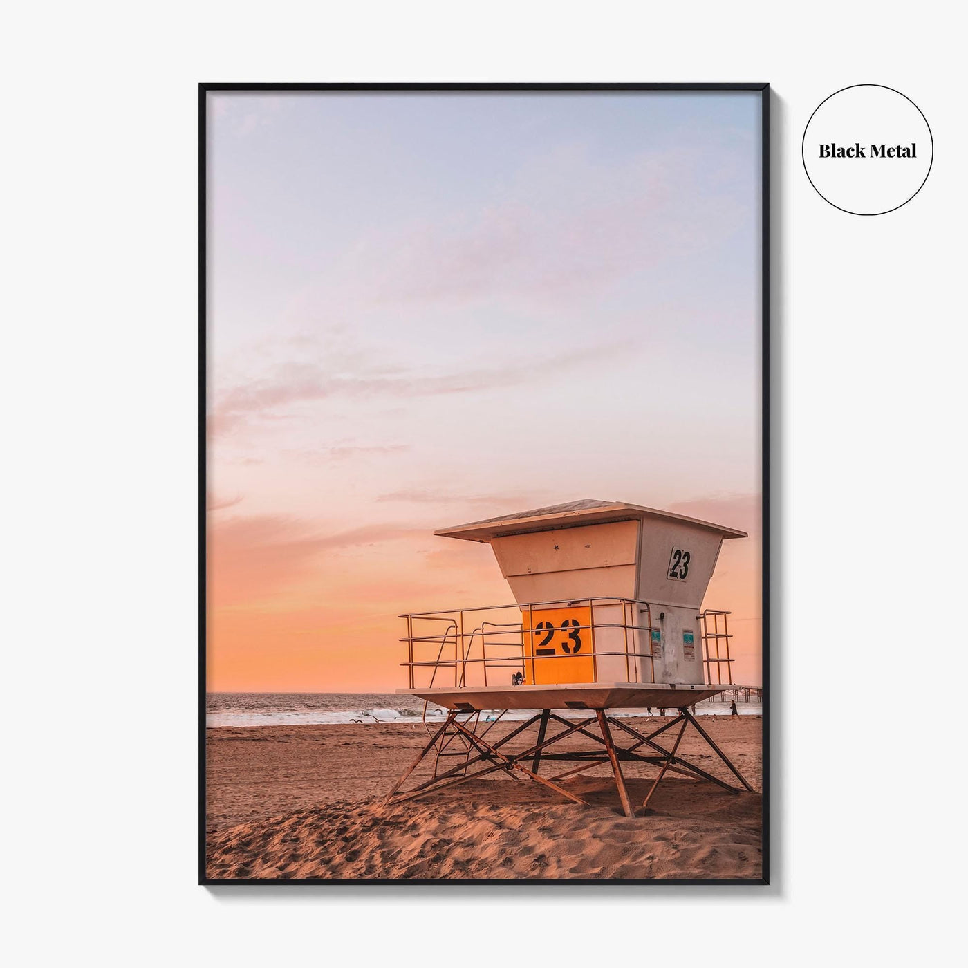 Pacific Beach Fine Art Photo Print, San Diego, California, Lifeguard Tower, Wall Decor, Poster