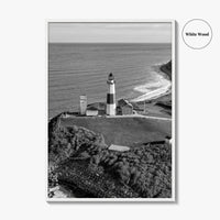 Montauk Black and White Fine Art Photo Print, Long Island NY Poster