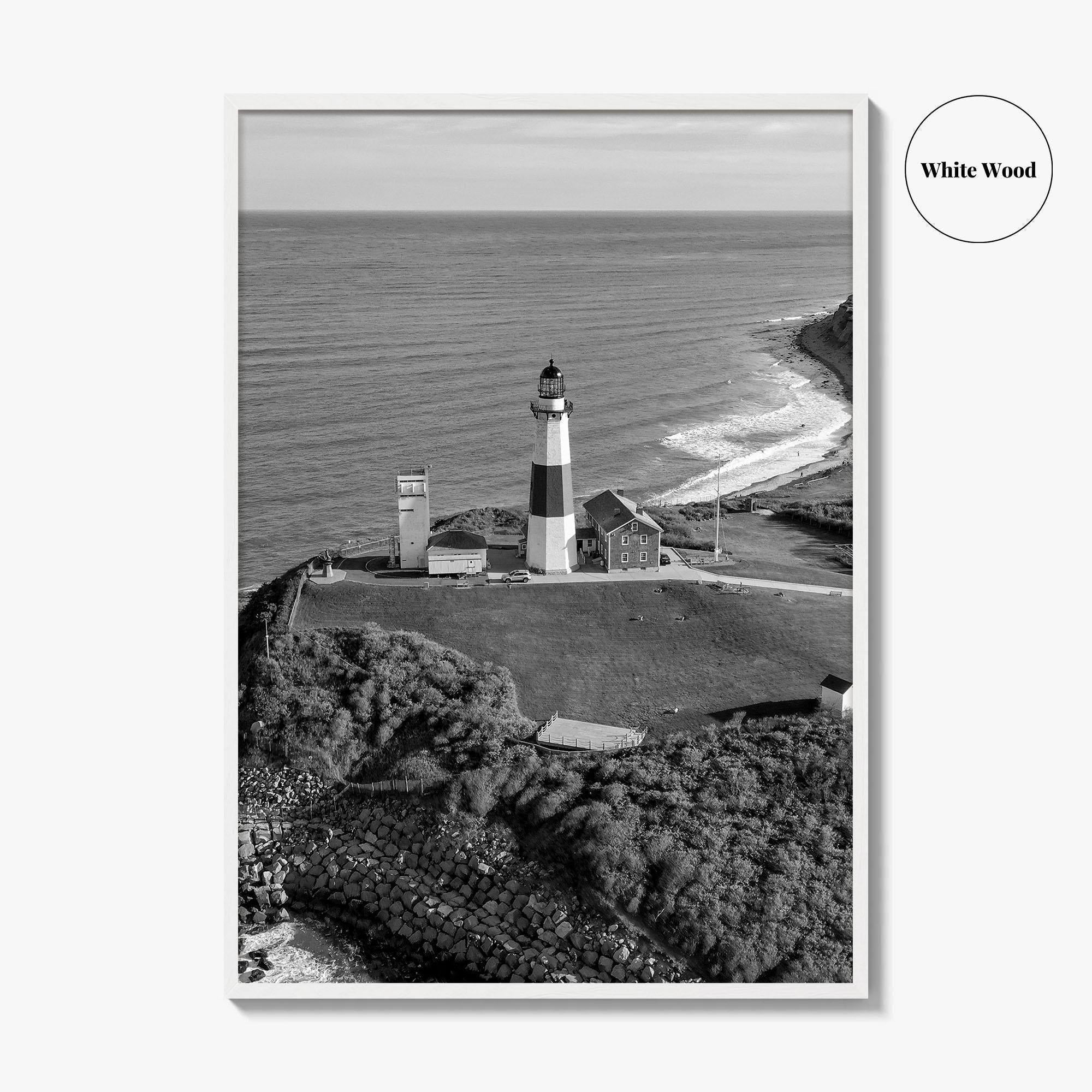 Montauk Black and White Fine Art Photo Print, Long Island NY Poster