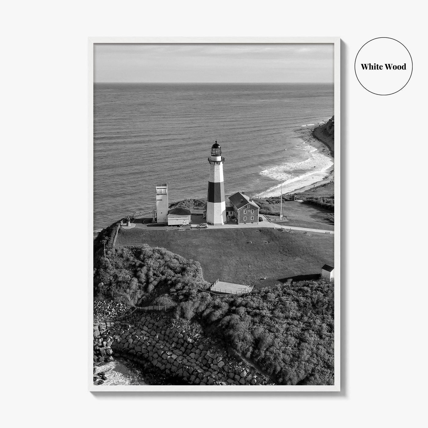 Montauk Black and White Fine Art Photo Print, Long Island NY Poster
