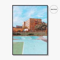 The Bronx Fine Art Photo Print, NYC Wall Decor Poster, School Playing Field, USA