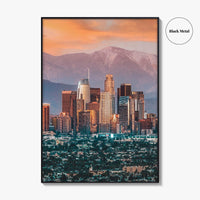 Los Angeles Skyline Fine Art Photo Print, California, USA, Wall Decor Poster, LA