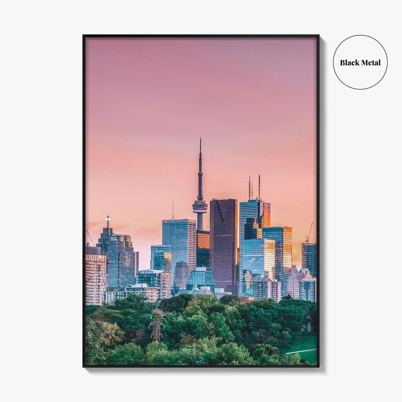 Toronto Skyline Fine Art Photo Print, Ontario Canada Wall Art Poster