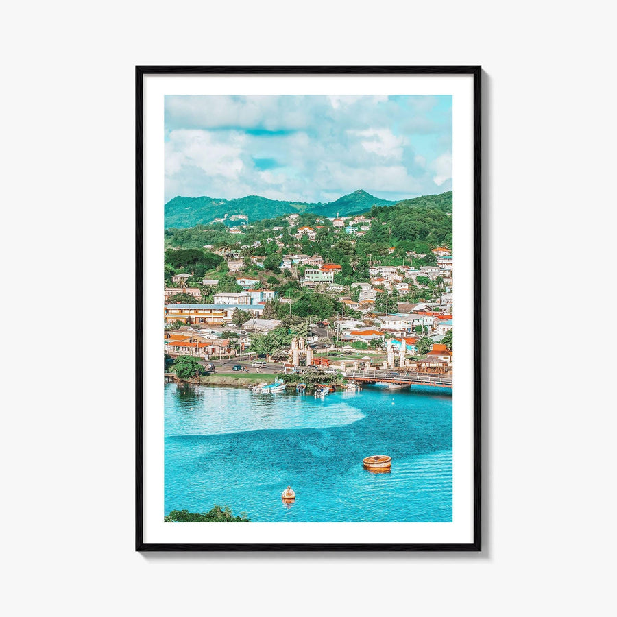 St Lucia Fine Art Photo Print, Castries, Eastern Caribbean, Wall Decor Poster