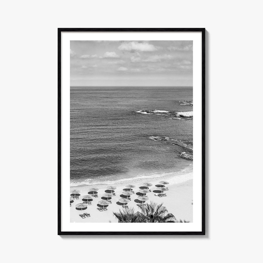 Beirut Black and White Fine Art Photo Print, Raouche Coast, Lebanon Wall Poster