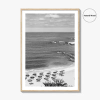 Beirut Black and White Fine Art Photo Print, Raouche Coast, Lebanon Wall Poster