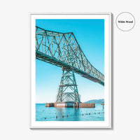 Astoria Fine Art Photo Print, Astoria-Megler Bridge, Oregon Poster, Columbia River
