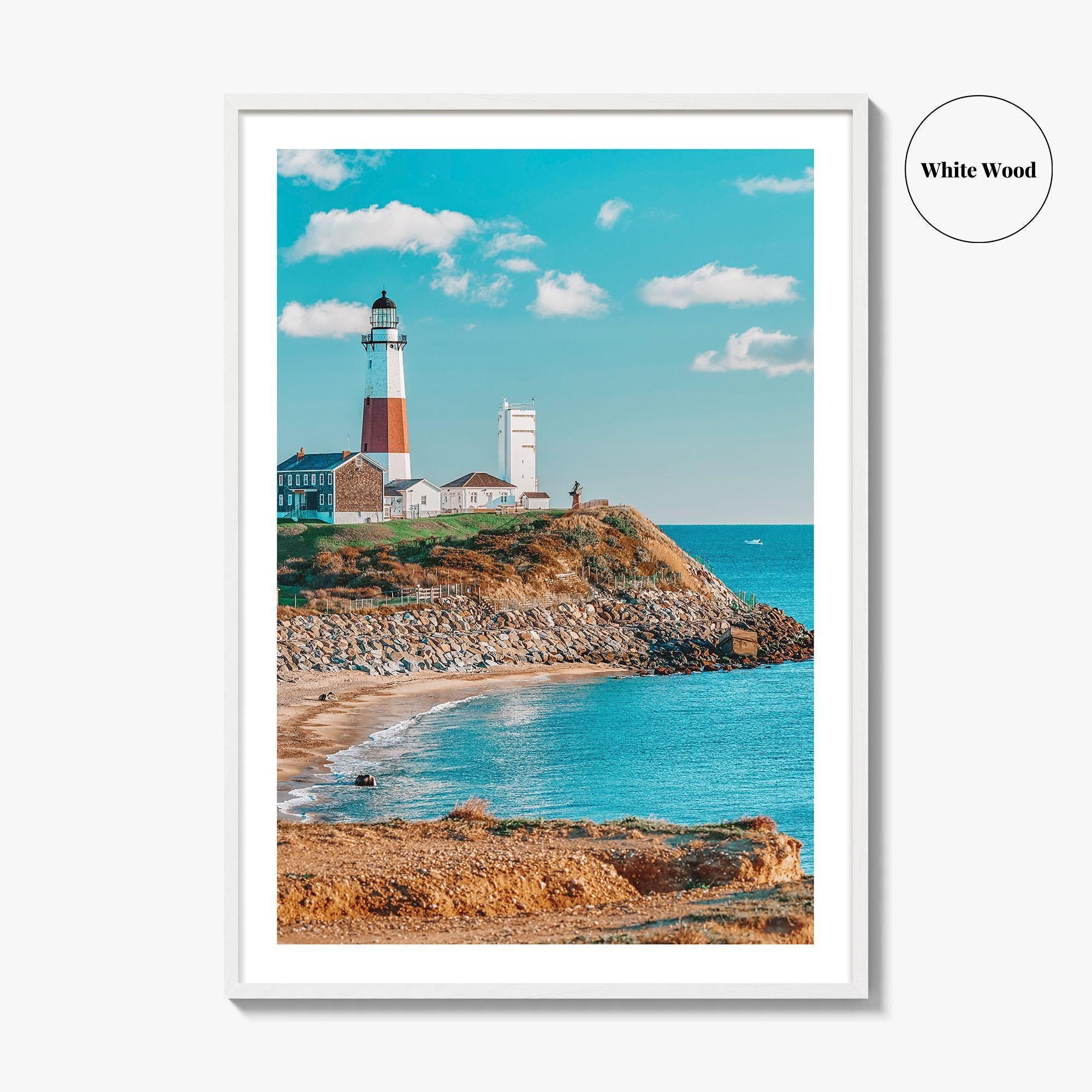 Montauk Fine Art Photo Print, Lighthouse Beach, Long Island, New York, NY, USA Poster