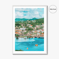 St Lucia Fine Art Photo Print, Castries, Eastern Caribbean, Wall Decor Poster
