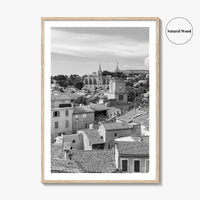 Salon de Provence Black and White Fine Art Photo Print, Tour de l'Horloge Poster