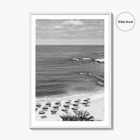 Beirut Black and White Fine Art Photo Print, Raouche Coast, Lebanon Wall Poster