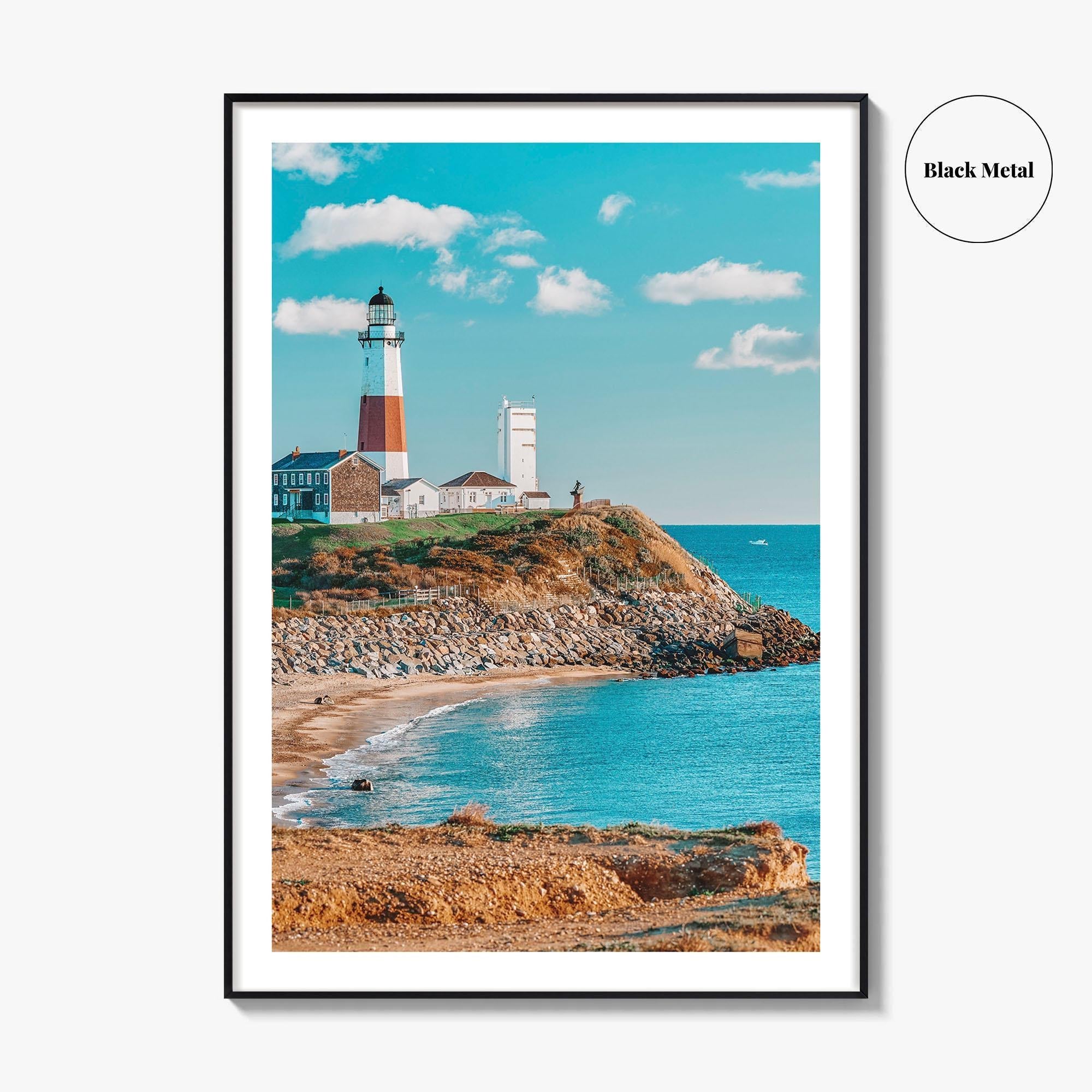 Montauk Fine Art Photo Print, Lighthouse Beach, Long Island, New York, NY, USA Poster