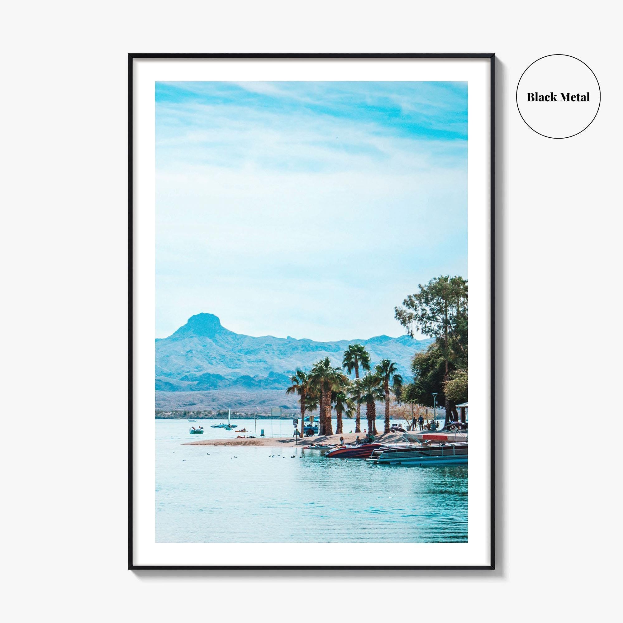 Lake Havasu City Fine Art Photo Print, Arizona Wall Poster, Hot Air Balloons