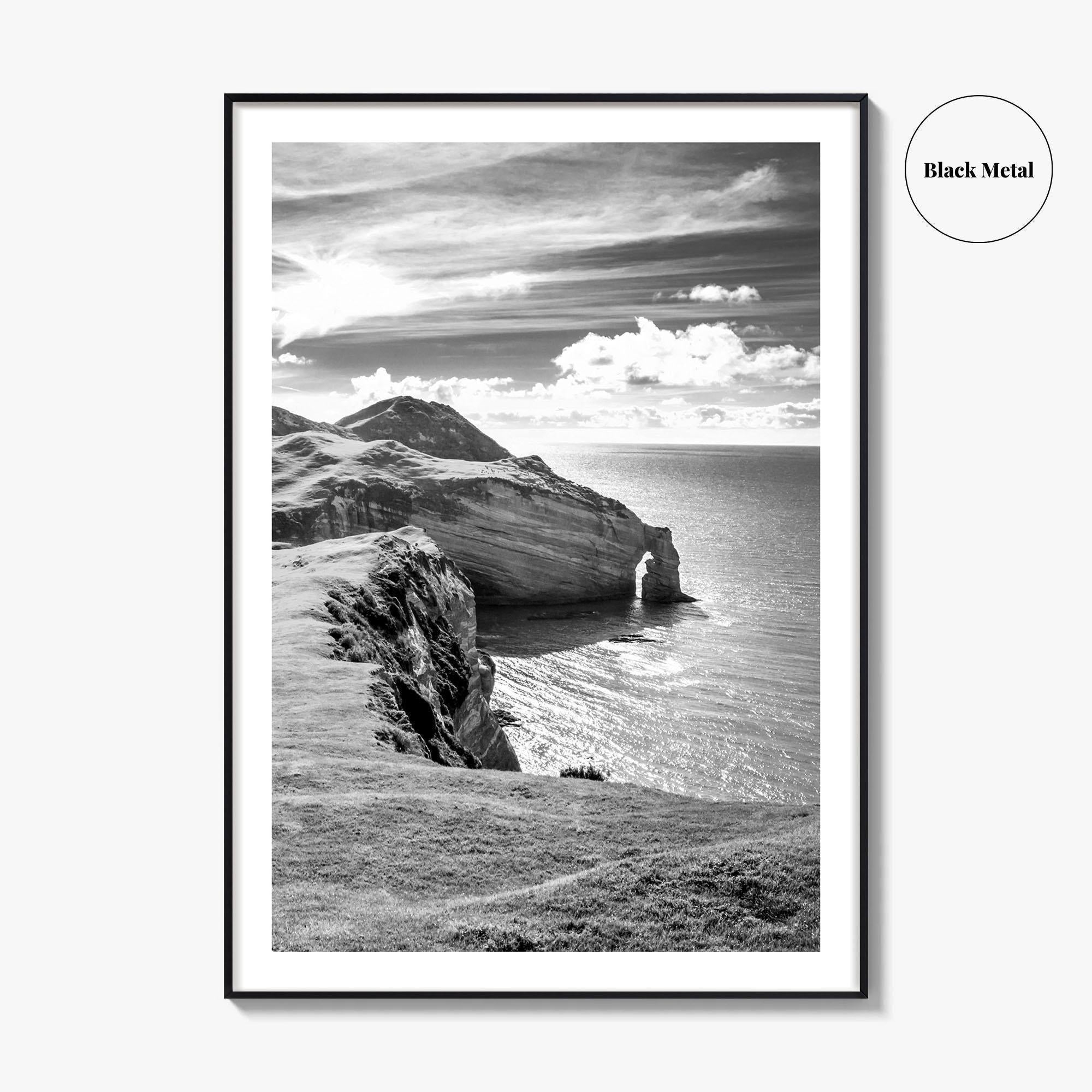 Ireland Black and White Fine Art Photo Print, Irish Coast, Wall Poster