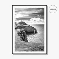 Ireland Black and White Fine Art Photo Print, Irish Coast, Wall Poster