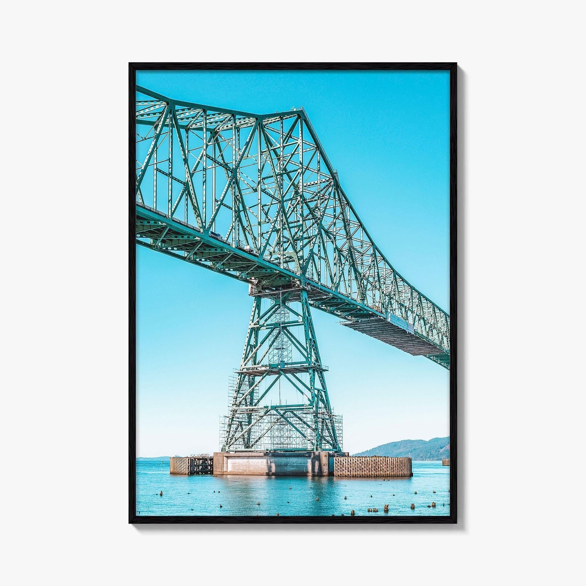 Astoria Fine Art Photo Print, Astoria-Megler Bridge, Oregon Poster, Columbia River