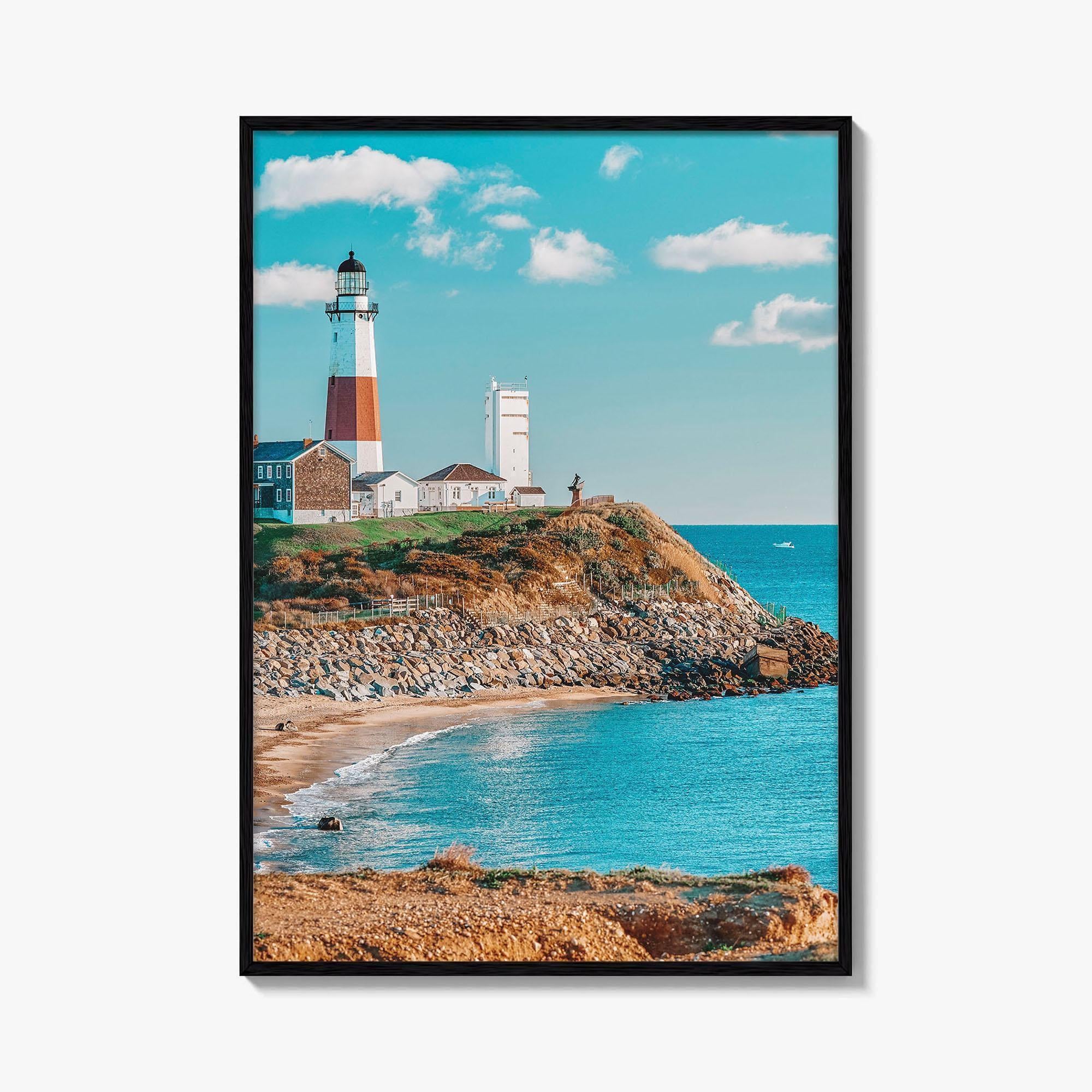 Montauk Fine Art Photo Print, Lighthouse Beach, Long Island, New York, NY, USA Poster