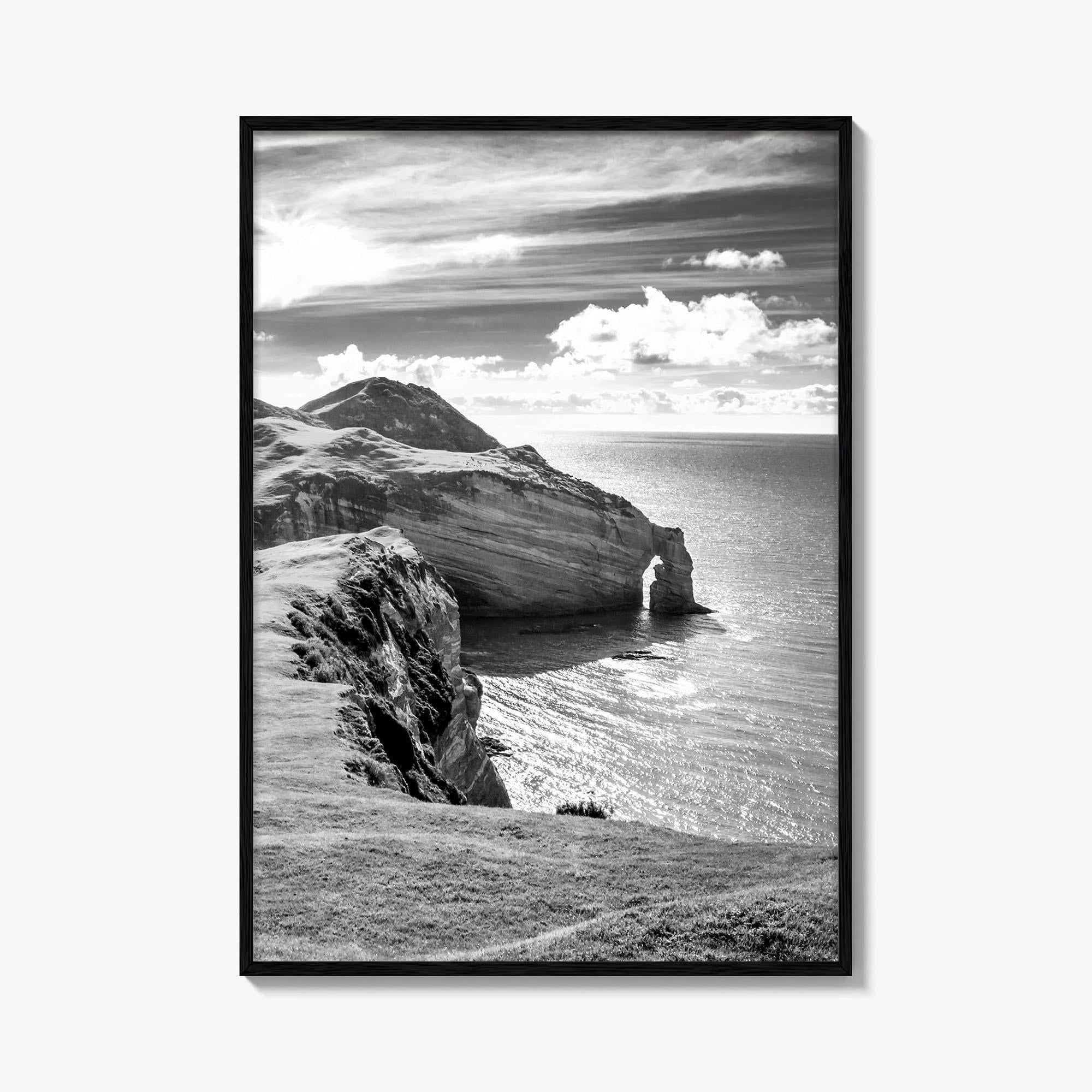 Ireland Black and White Fine Art Photo Print, Irish Coast, Wall Poster