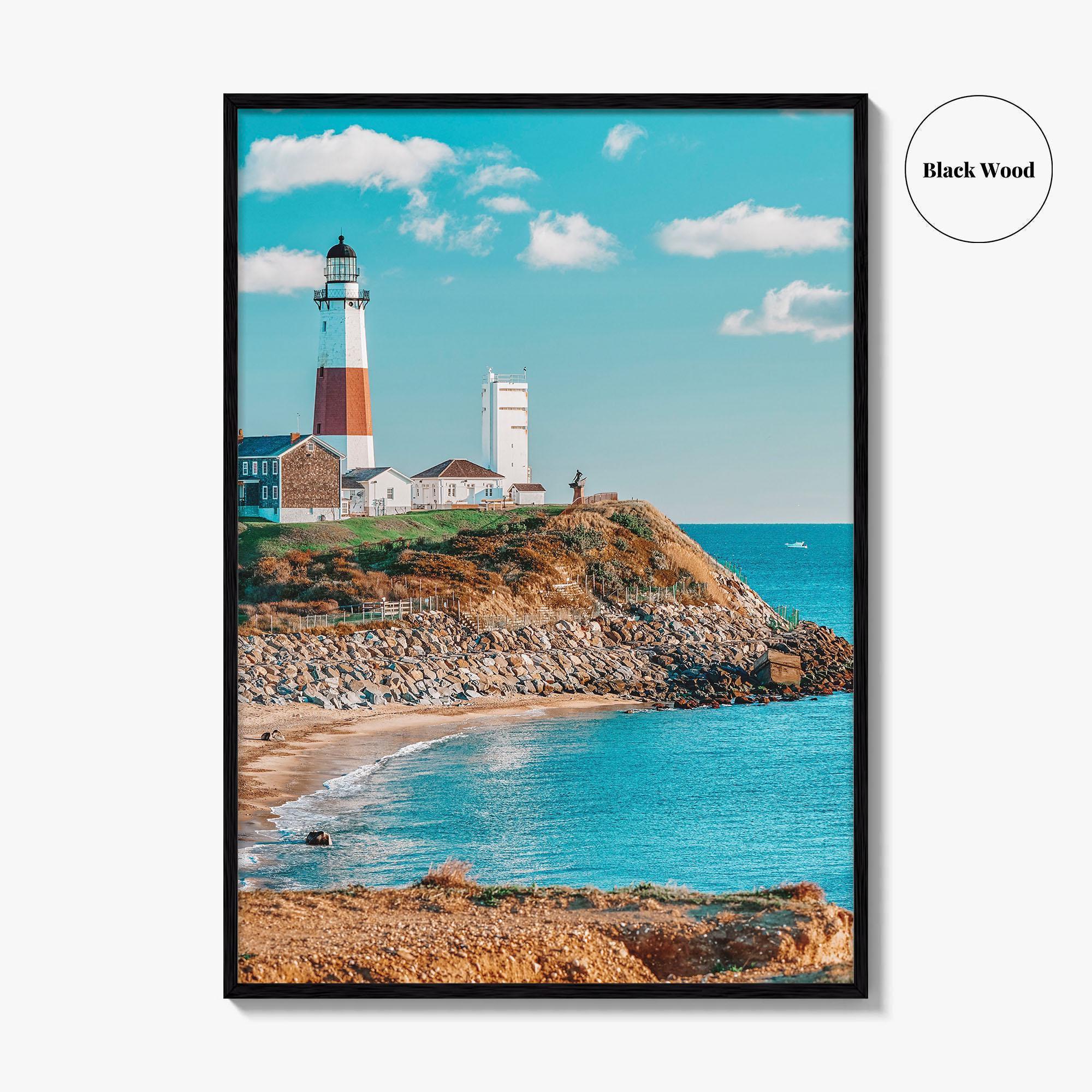 Montauk Fine Art Photo Print, Lighthouse Beach, Long Island, New York, NY, USA Poster