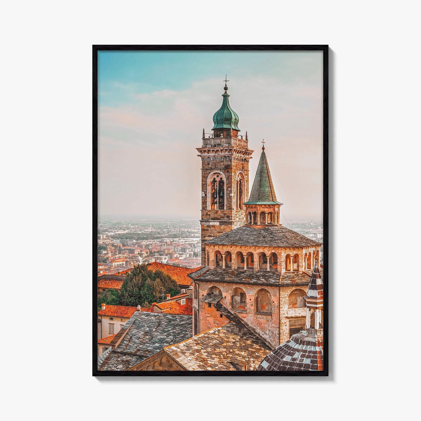 Bergamo Fine Art Photo Print, Citta Alta Old Town, Lombardy Italy Poster