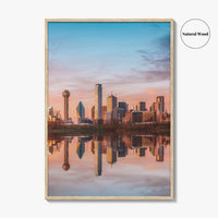 Dallas TX Skyline Fine Art Photo Print, Downtown, Trinity River, Poster, USA