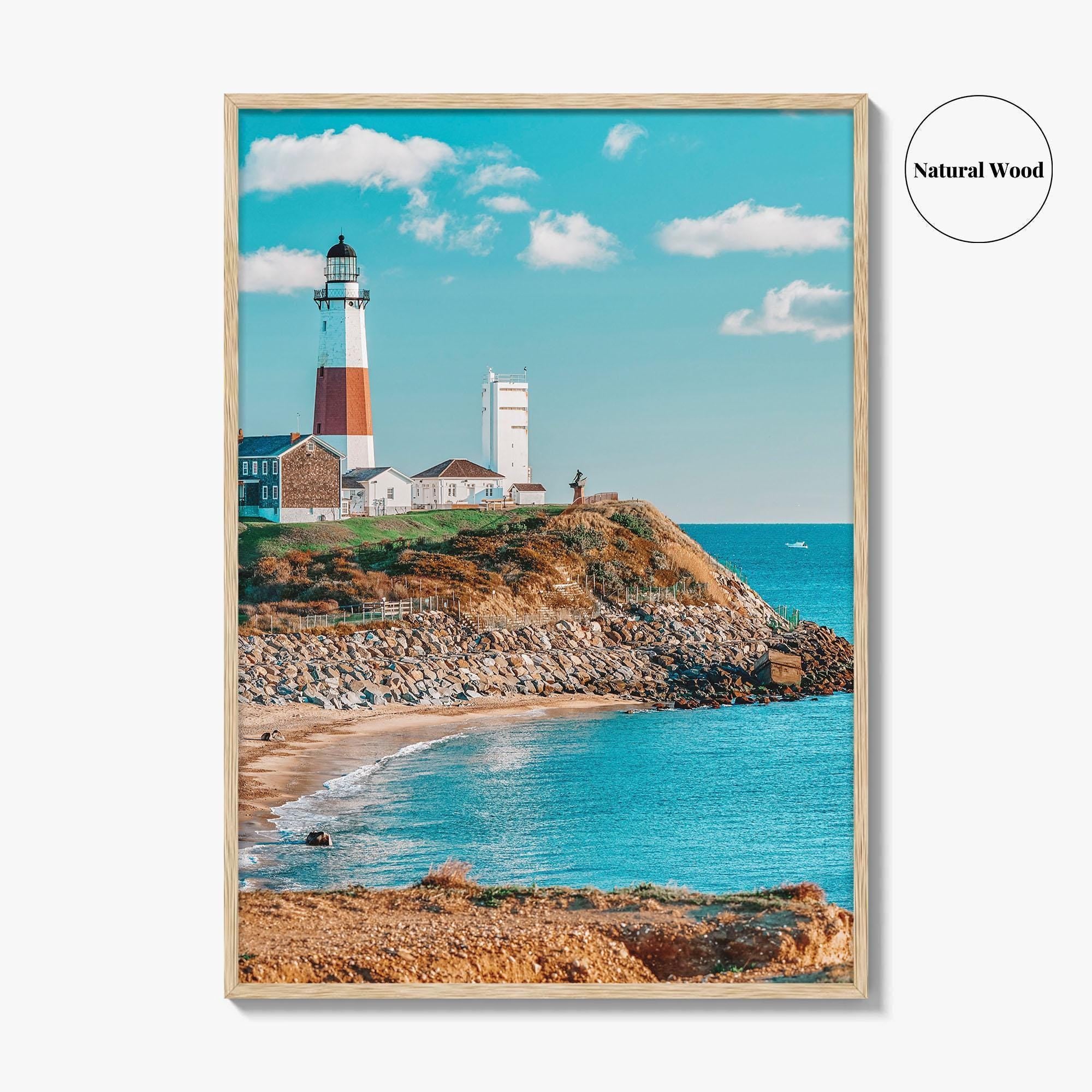 Montauk Fine Art Photo Print, Lighthouse Beach, Long Island, New York, NY, USA Poster