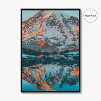 Mount Rainier Fine Art Photo Print, Reflection, Washington, National Park, USA, Poster